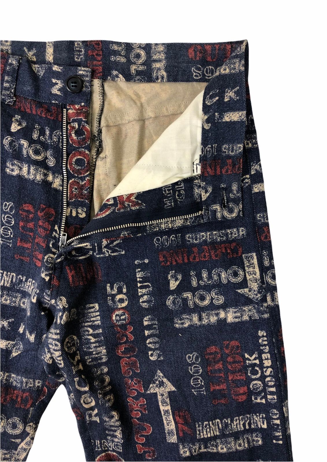 In The Attic Japanese Brand In The Attic Overprint Pants Like H. Glamour Size US 28 / EU 44 - 9 Thumbnail
