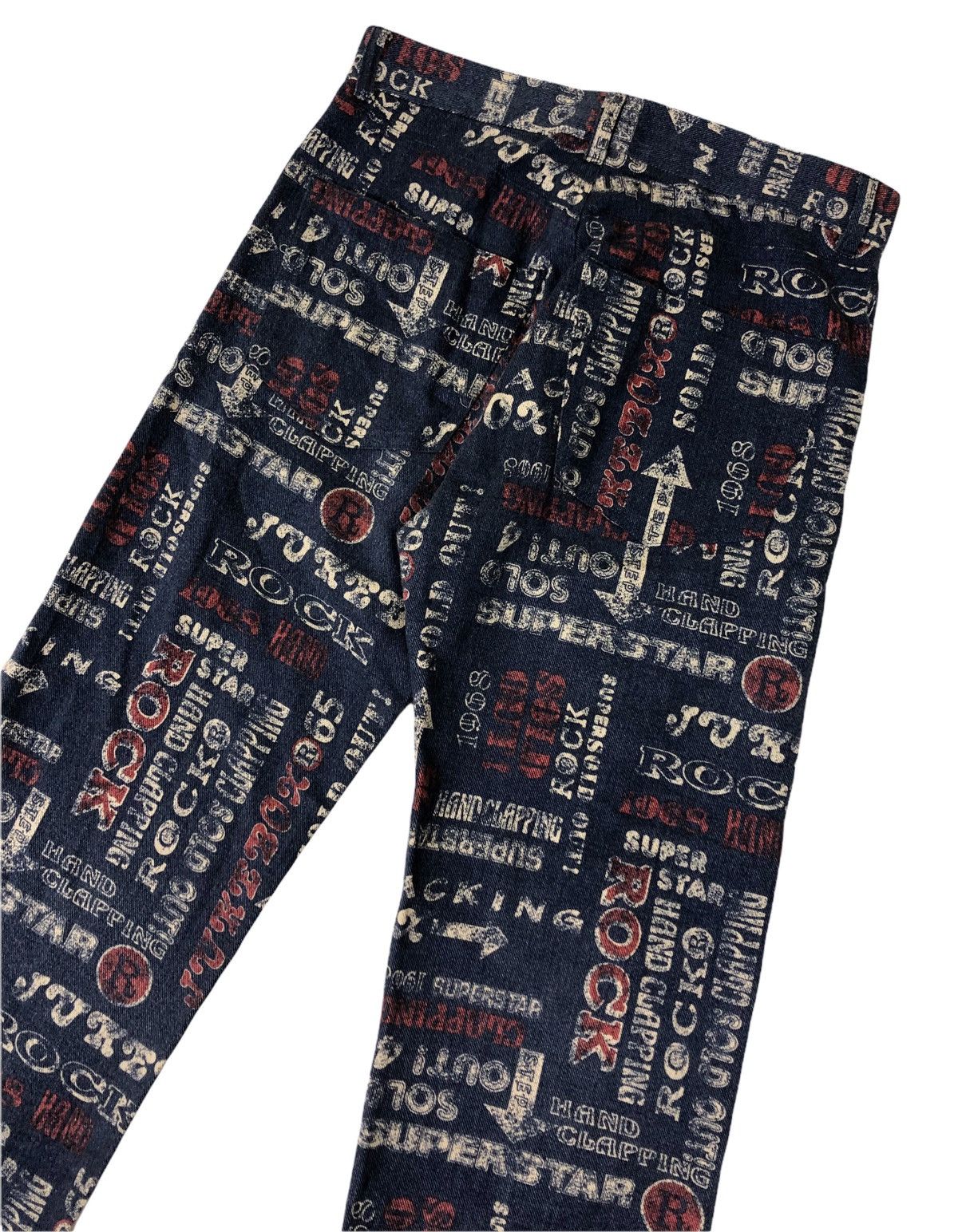 In The Attic Japanese Brand In The Attic Overprint Pants Like H. Glamour Size US 28 / EU 44 - 8 Thumbnail