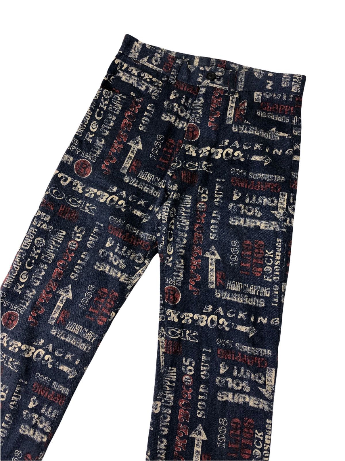 In The Attic Japanese Brand In The Attic Overprint Pants Like H. Glamour Size US 28 / EU 44 - 6 Thumbnail
