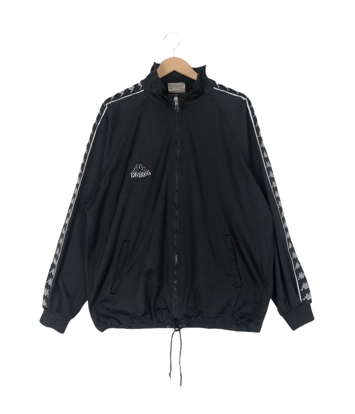 Kappa Vtg Kappa 90s Side Tape Spellout Logo Sweater Jacket Size US L / EU 52-54 / 3 - 2 Thumbnail