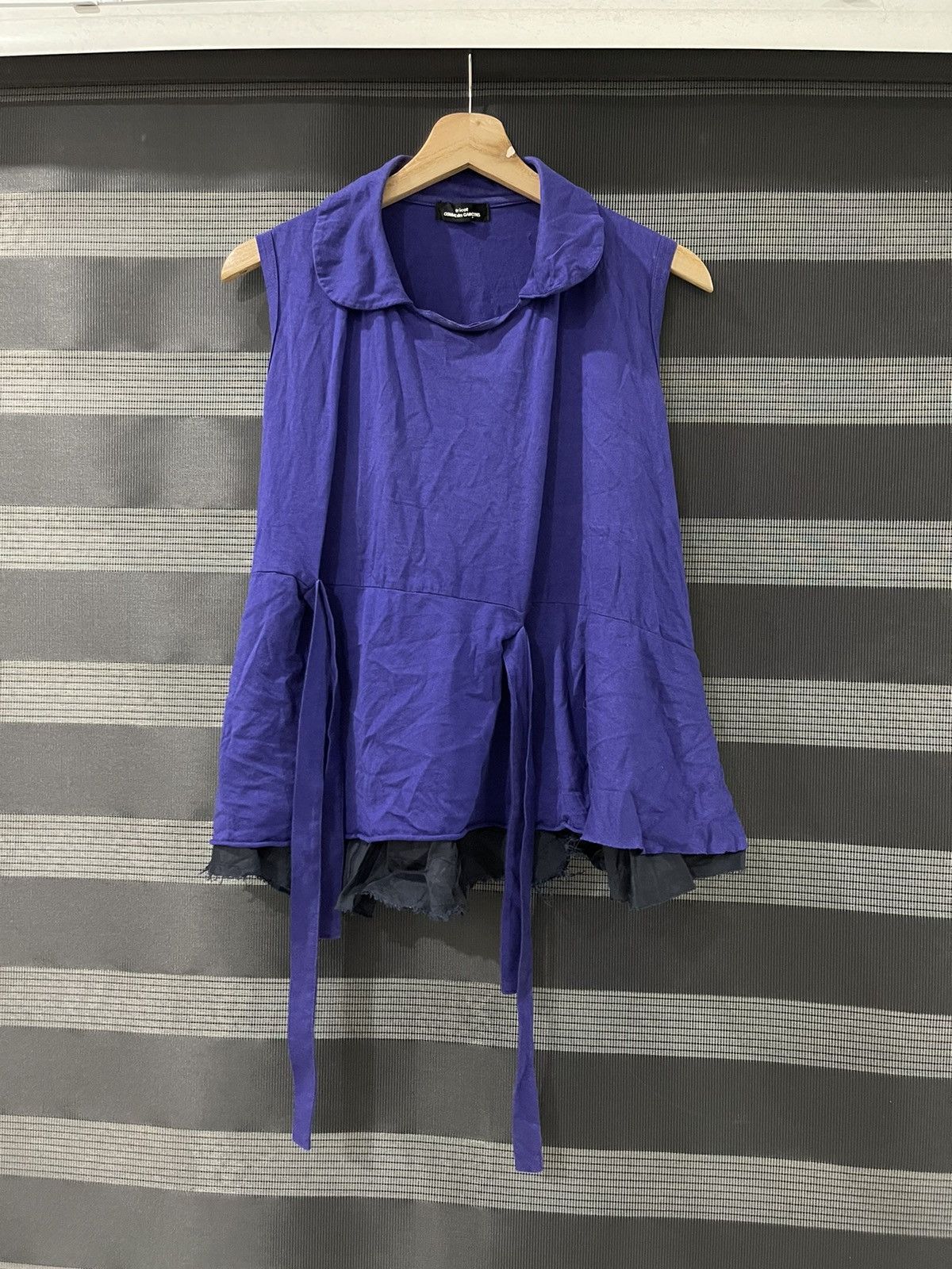 Comme des Garcons × Comme des Garcons SHIRT × Vintage AD2005 Comme des Gargons Mini Dress Shirt Size S / US 4 / IT 40 - 1 Thumbnail