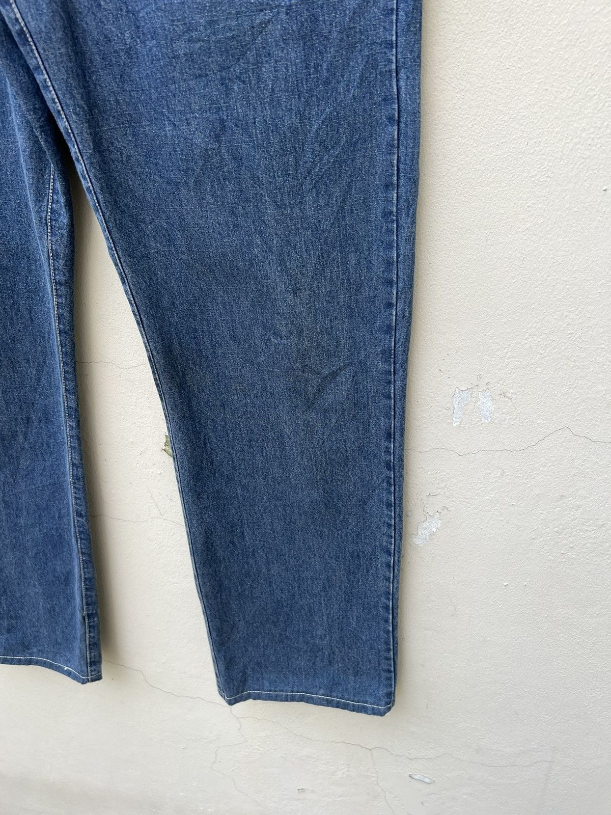 Fox Racing Vintage 90s Fox Racing Blue Denim Jeans Size US 34 / EU 50 - 19 Thumbnail