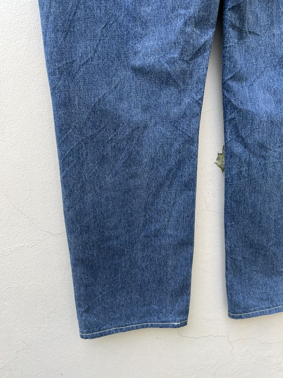 Fox Racing Vintage 90s Fox Racing Blue Denim Jeans Size US 34 / EU 50 - 8 Thumbnail