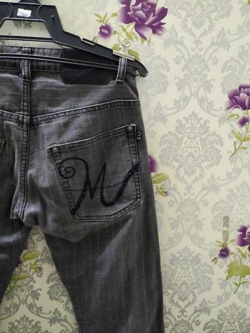 Japanese Brand MORGAN HOMME JEANS EMBROIDERED LOGO BACK Size US 30 / EU 46 - 4 Thumbnail