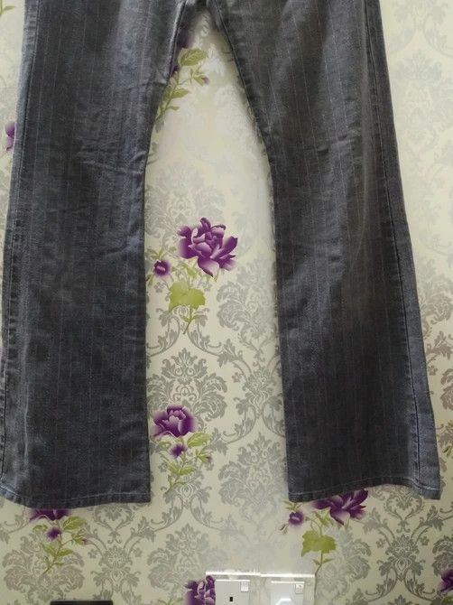 Japanese Brand MORGAN HOMME JEANS EMBROIDERED LOGO BACK Size US 30 / EU 46 - 7 Thumbnail