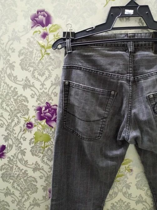 Japanese Brand MORGAN HOMME JEANS EMBROIDERED LOGO BACK Size US 30 / EU 46 - 3 Thumbnail