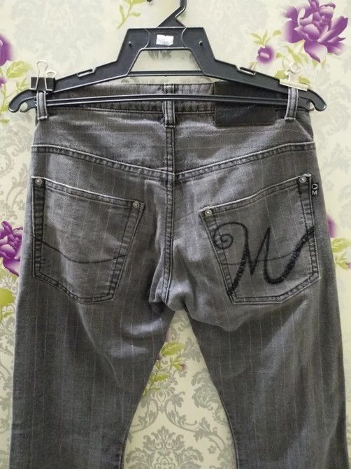 Japanese Brand MORGAN HOMME JEANS EMBROIDERED LOGO BACK Size US 30 / EU 46 - 2 Thumbnail