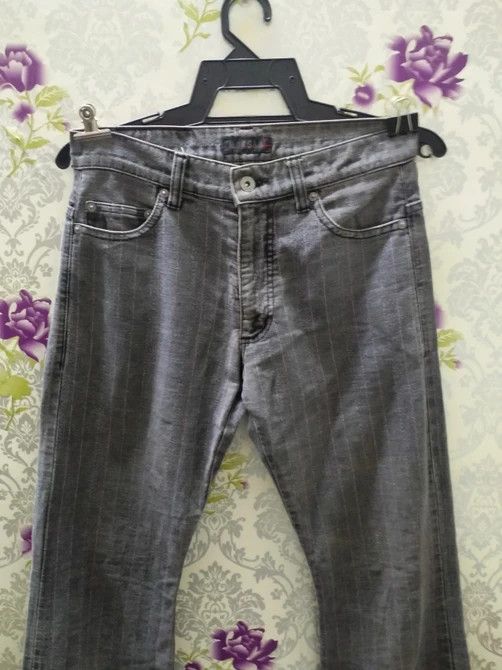 Japanese Brand MORGAN HOMME JEANS EMBROIDERED LOGO BACK Size US 30 / EU 46 - 5 Thumbnail