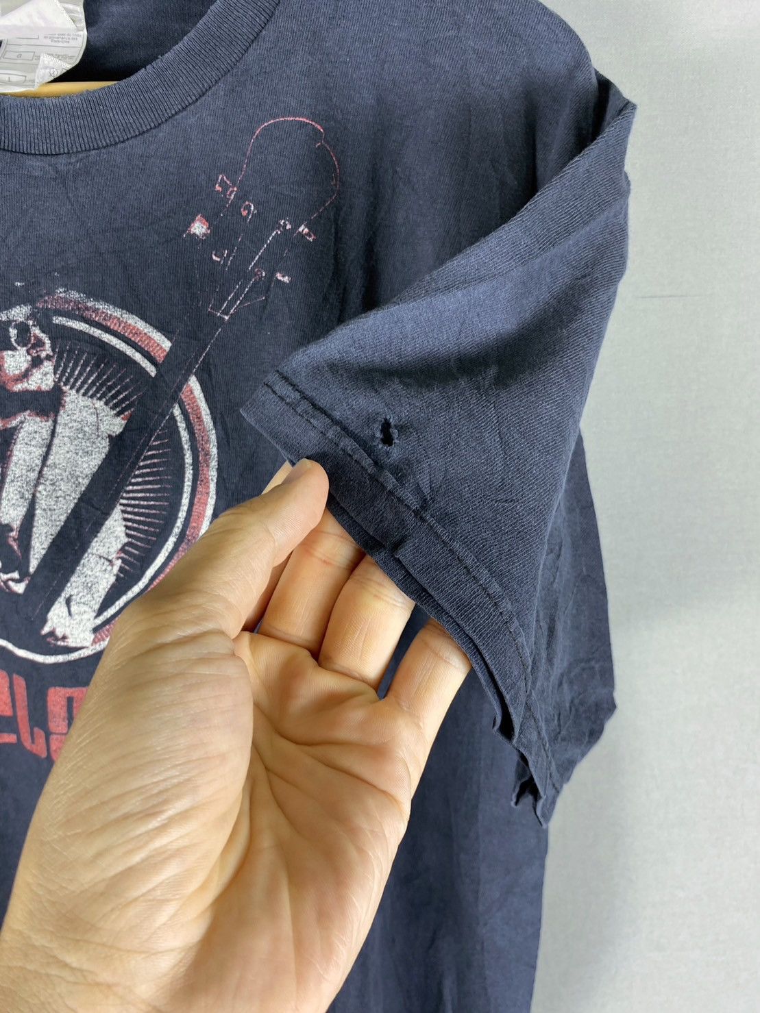 Band Tees × Vintage Vintage Y2K Distressed Thrashed Faded Les Claypool Shirt Size US L / EU 52-54 / 3 - 6 Thumbnail