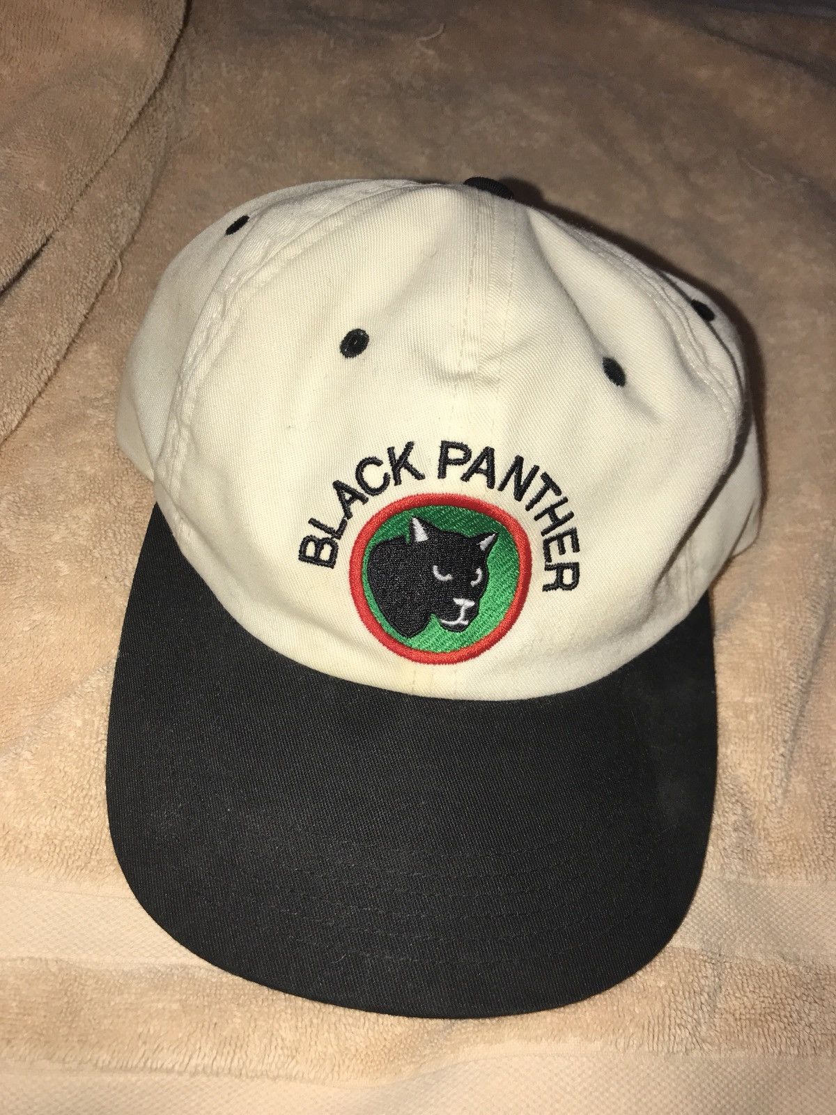 Supreme Black Panther Hat Size ONE SIZE - 5 Thumbnail