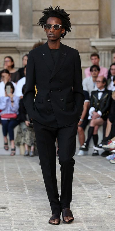 Berluti FW18 by Haider Ackermann Green Shearling Lizard