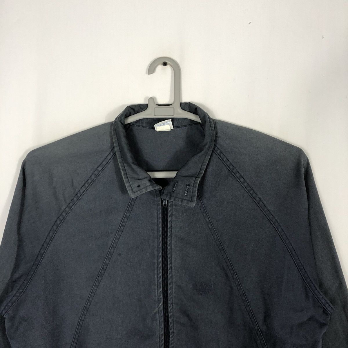 Adidas × Vintage 🔥Rare🔥90s Adidas Small Logo Sun Faded Zipper Chore Jacket Size US M / EU 48-50 / 2 - 2 Thumbnail