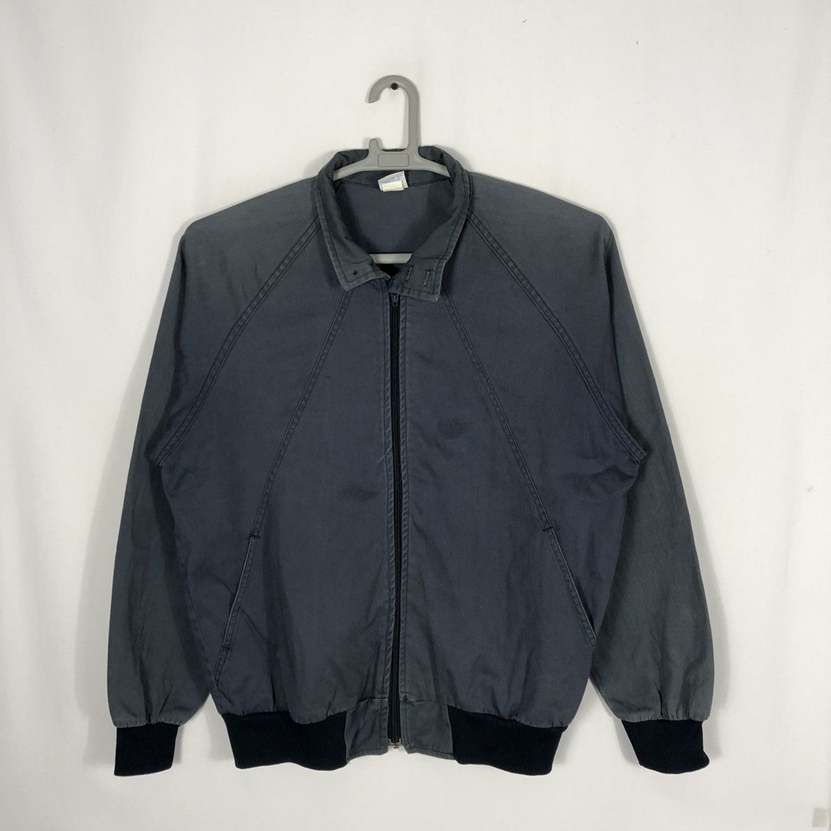 Adidas × Vintage 🔥Rare🔥90s Adidas Small Logo Sun Faded Zipper Chore Jacket Size US M / EU 48-50 / 2 - 1 Thumbnail