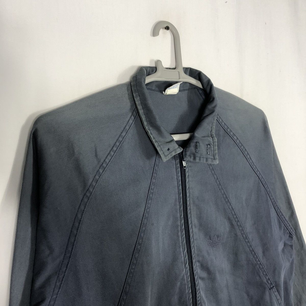 Adidas × Vintage 🔥Rare🔥90s Adidas Small Logo Sun Faded Zipper Chore Jacket Size US M / EU 48-50 / 2 - 8 Thumbnail