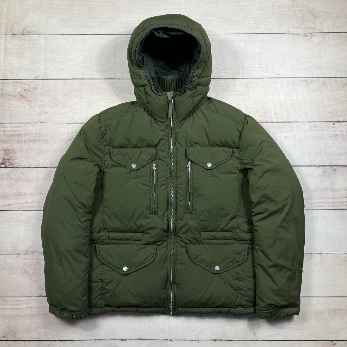 C.P. Company CP Comapny Puffer Down Jacket Green Khaki Retro | Grailed