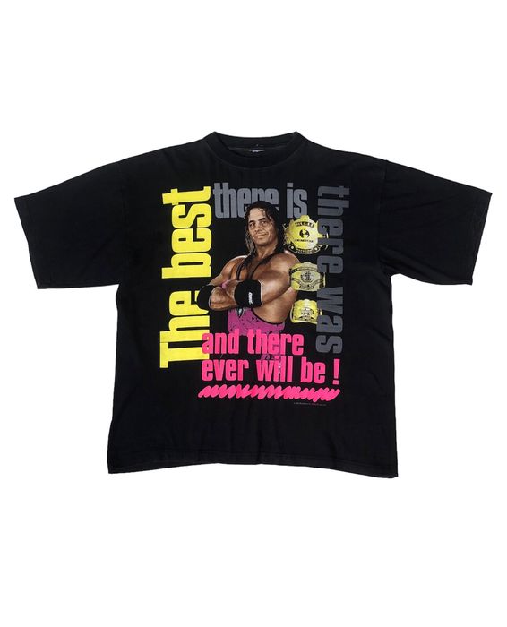 Vintage 1996 Bret Hart - WWF vintage t-shirt Size US XL / EU 56 / 4 - 1 Preview