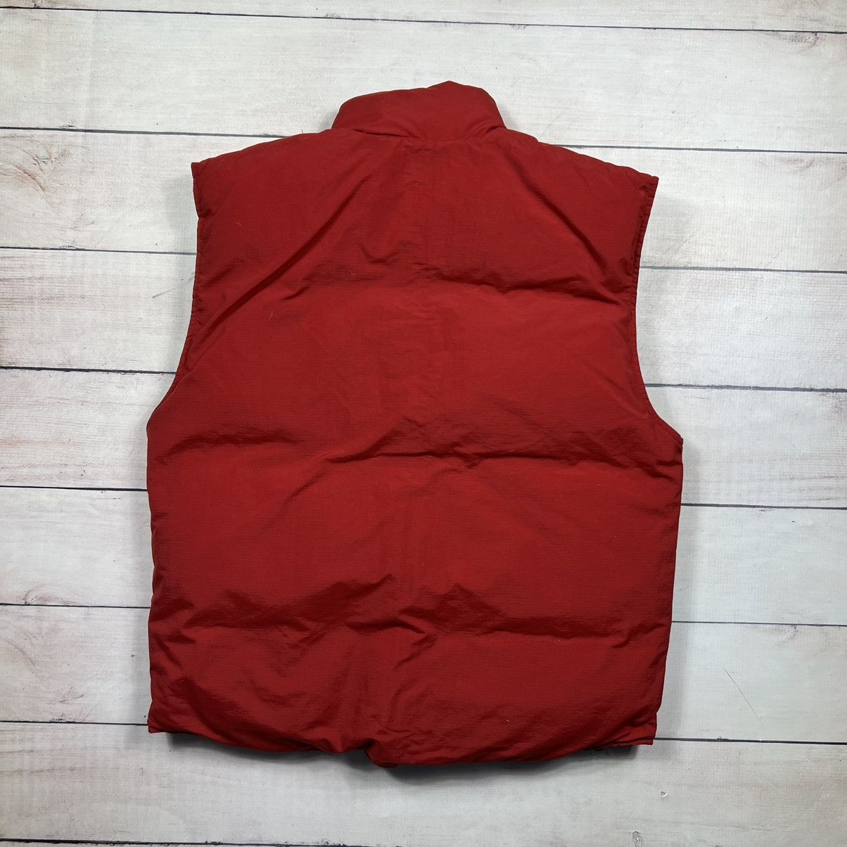 Nike × Vintage Vintage Nike Puffer Down Vest Spellout Logo 90’s Retro Drill Size US M / EU 48-50 / 2 - 6 Thumbnail