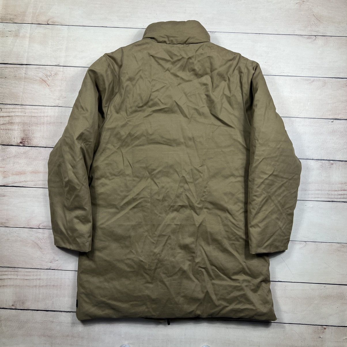 Moncler Vintage Puffer Coat Moncler Down Jacket Beige Logo Y2K Retro Size US M / EU 48-50 / 2 - 9 Thumbnail