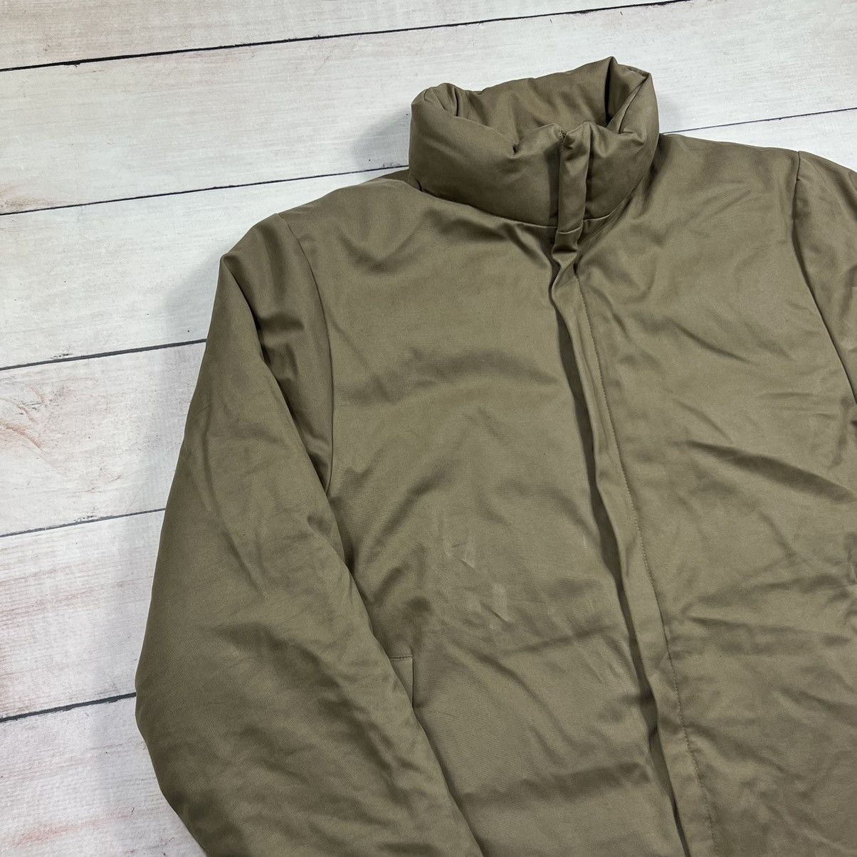 Moncler Vintage Puffer Coat Moncler Down Jacket Beige Logo Y2K Retro Size US M / EU 48-50 / 2 - 4 Thumbnail