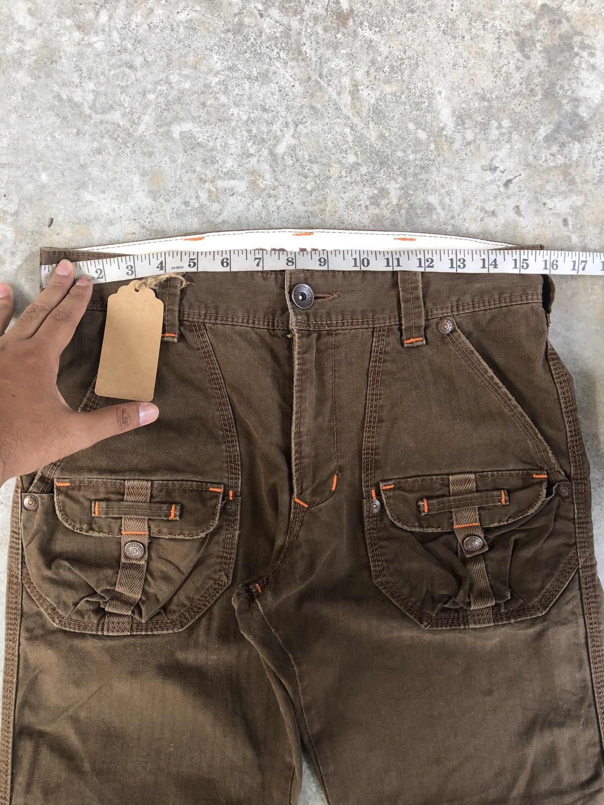 Edwin Japanese Edwin 505 Khakis Cargo Pants Multipocket Size US 31 - 16 Thumbnail