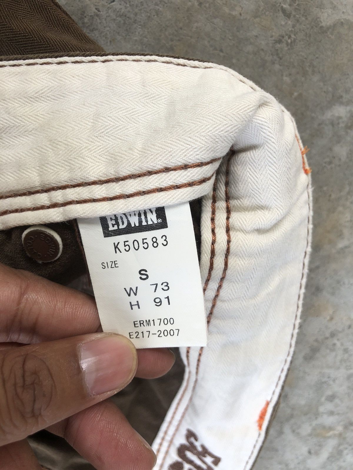 Edwin Japanese Edwin 505 Khakis Cargo Pants Multipocket Size US 31 - 15 Thumbnail