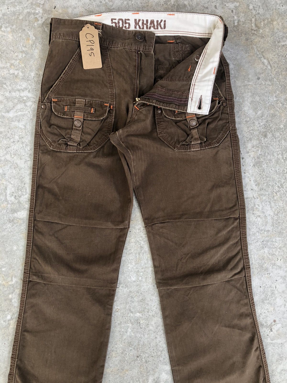 Edwin Japanese Edwin 505 Khakis Cargo Pants Multipocket Size US 31 - 3 Thumbnail