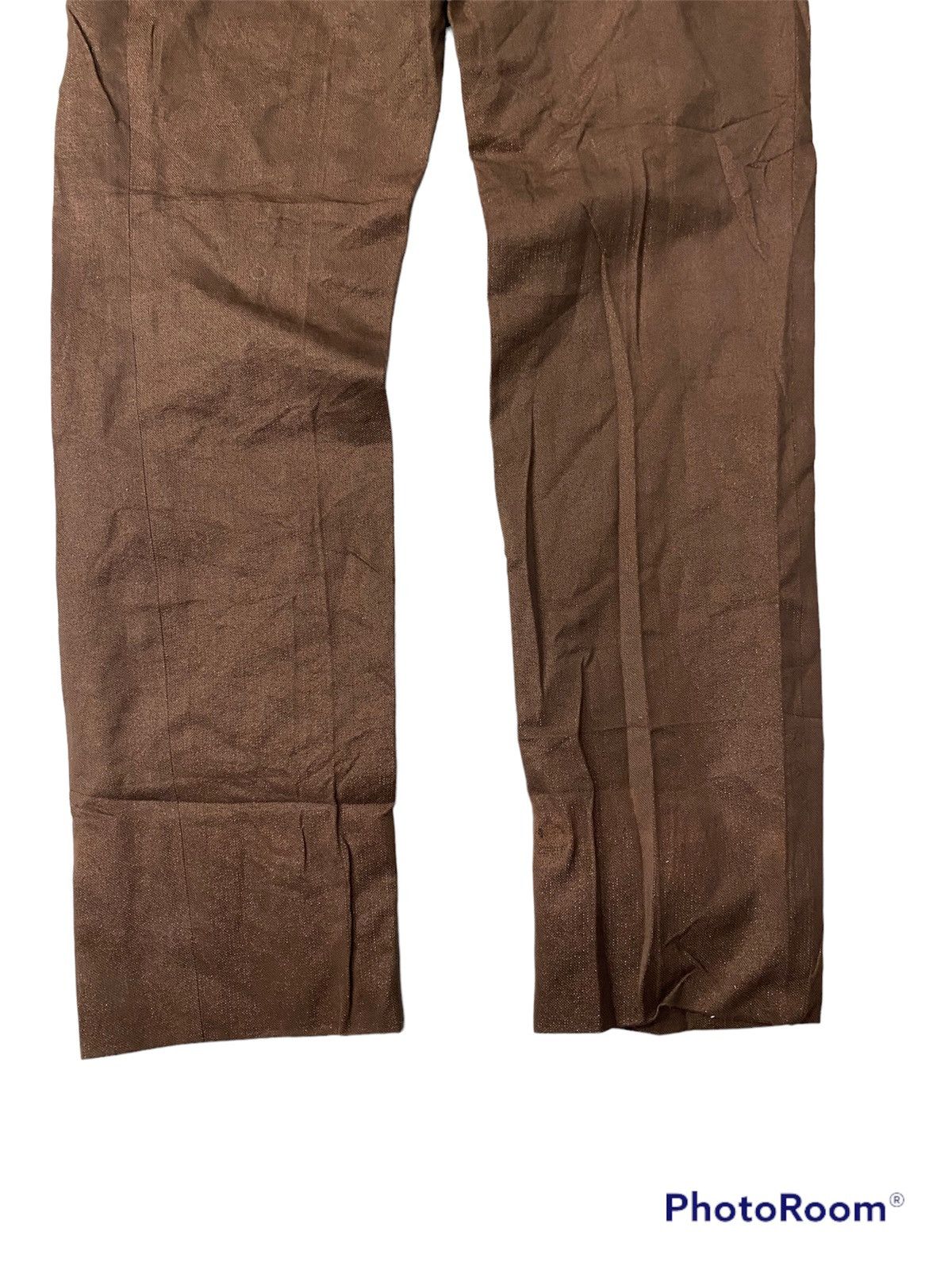 Celine × Vintage Celine Brown Glittered Pants Size US 28 / EU 44 - 12 Thumbnail