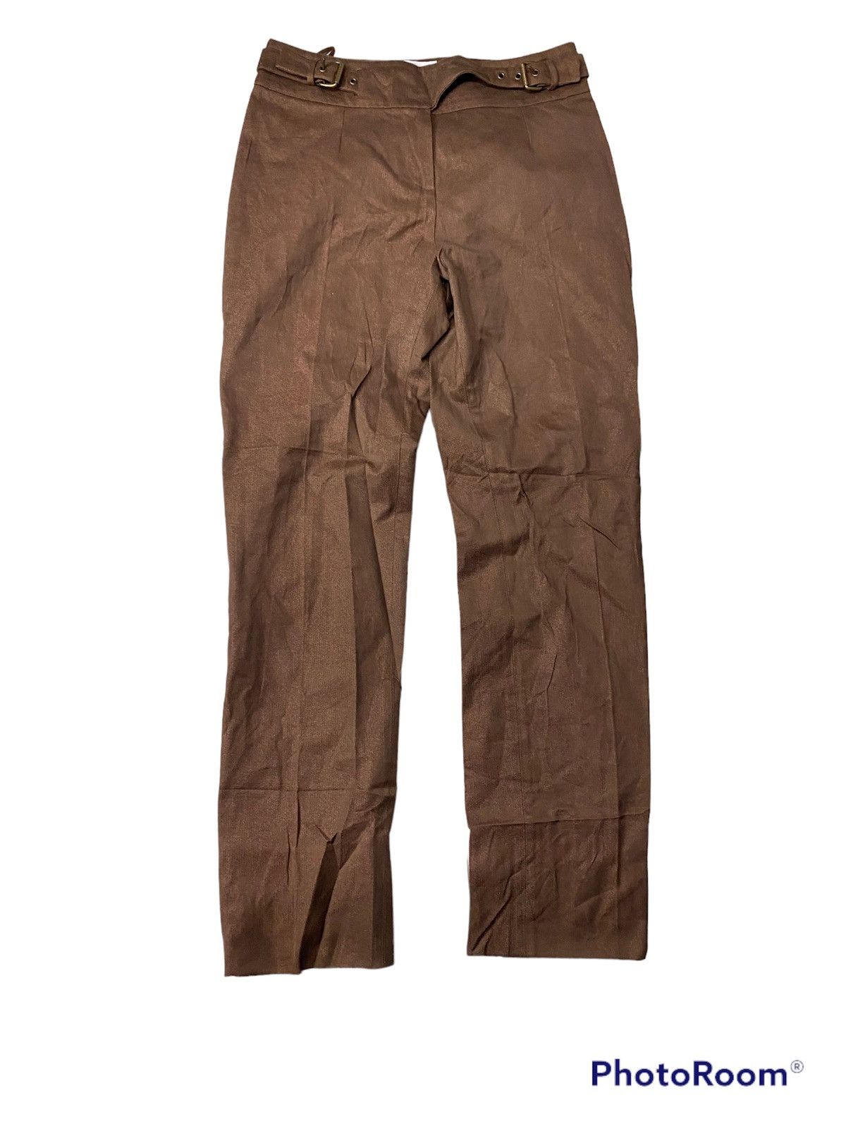 Celine × Vintage Celine Brown Glittered Pants Size US 28 / EU 44 - 2 Thumbnail