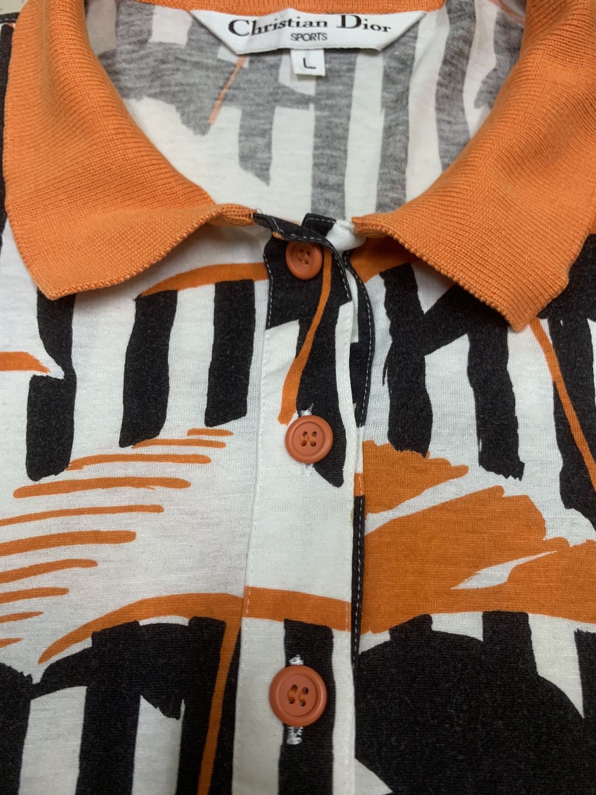 Christian Dior Monsieur LASTDROP🔥CHRISTIAN DIOR SPORTS Polos Shirt x Rare Design Size US L / EU 52-54 / 3 - 5 Thumbnail