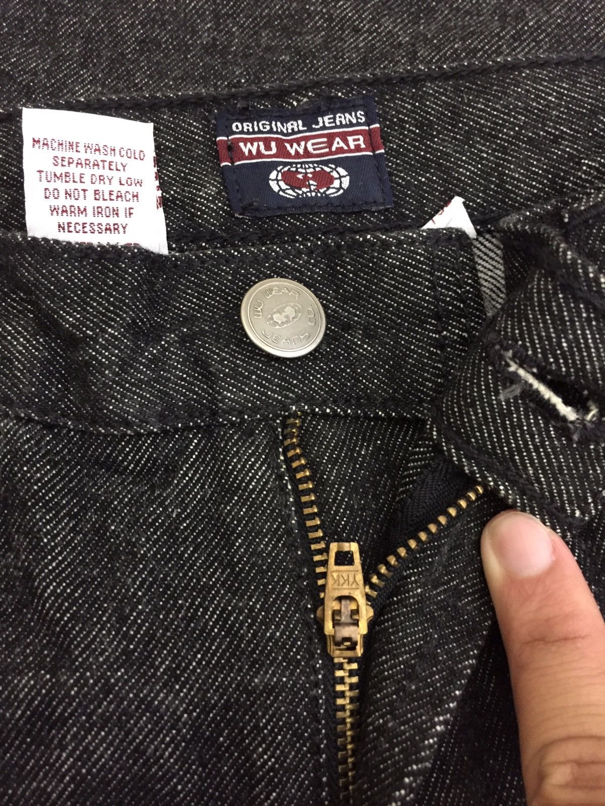 JNCO Baggy Wu tang Wu wear like jnco jean with side pocket Size US 32 / EU 48 - 5 Thumbnail