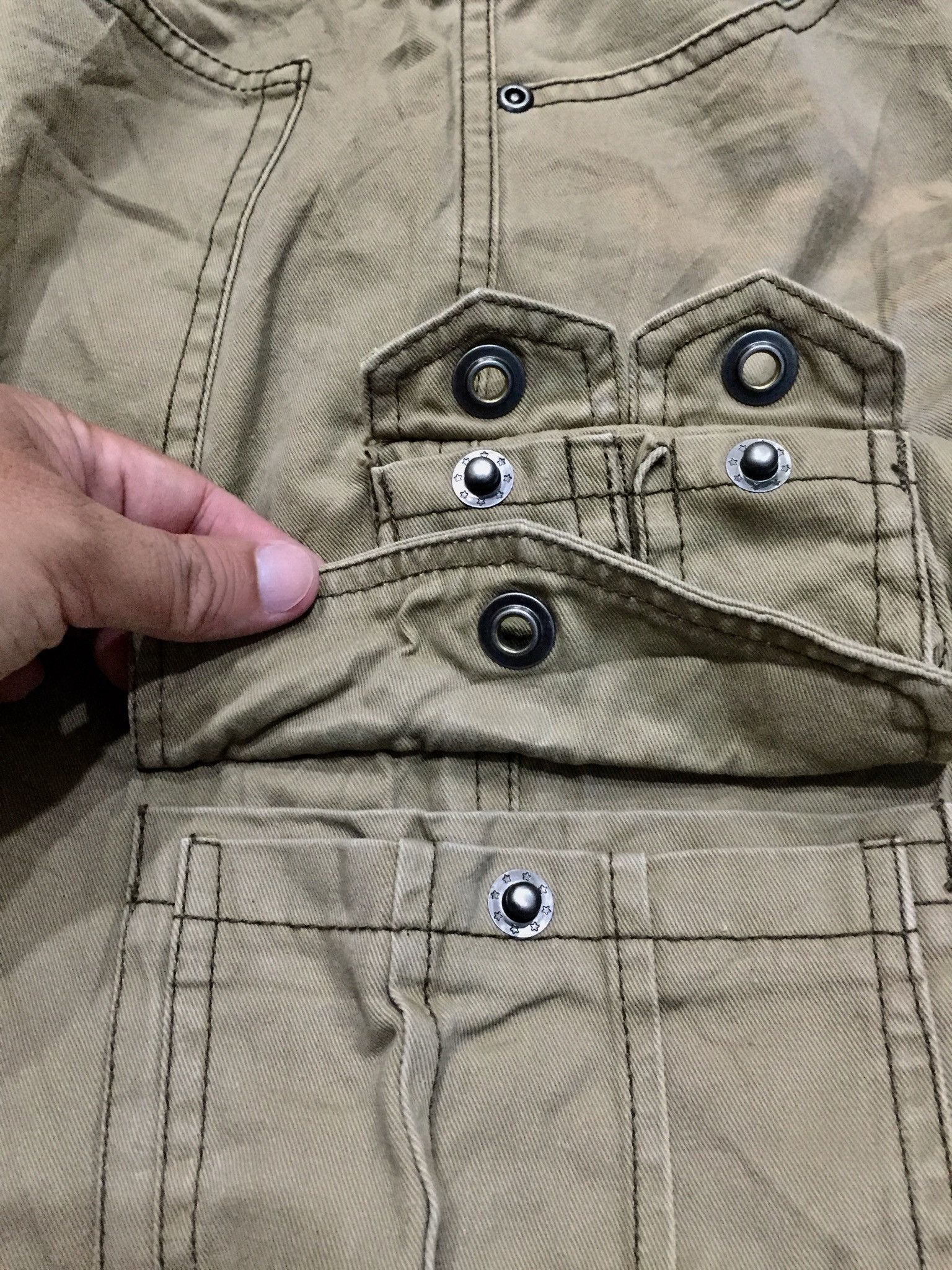 In The Attic Japan In the attic Bush Military cargo pocket mad punk pant Size US 34 / EU 50 - 10 Thumbnail