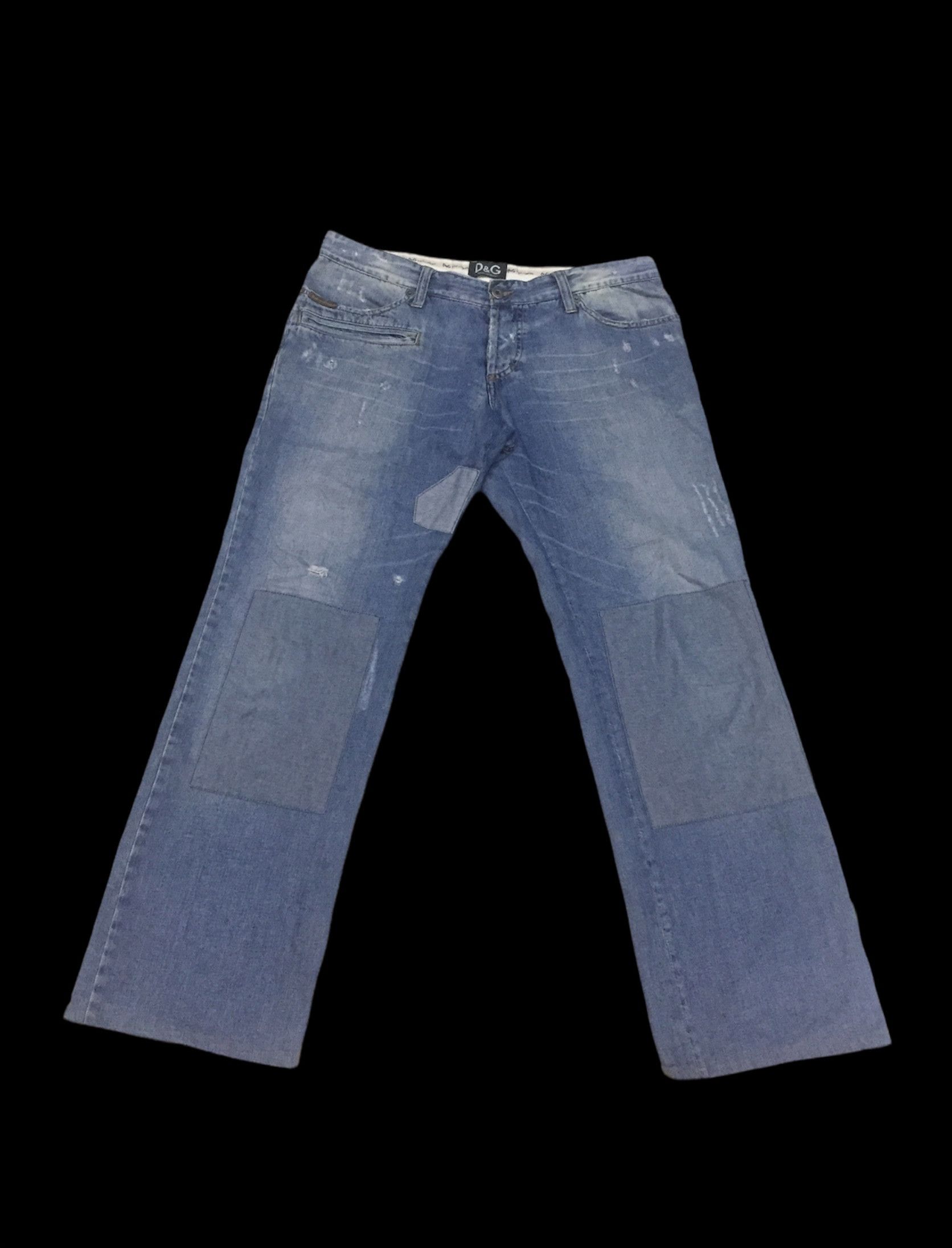 Dolce & Gabbana Designer Distressed D&G Dolce & Gabbana Pant Jean Size US 38 / EU 54 - 1 Thumbnail