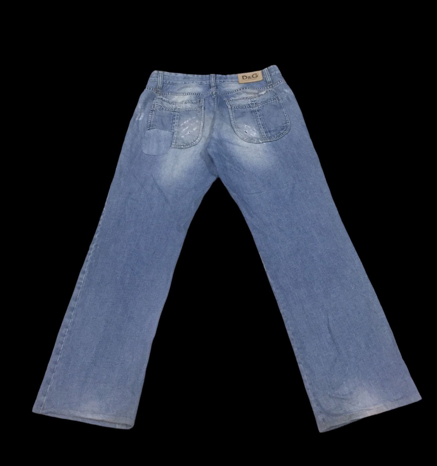 Dolce & Gabbana Designer Distressed D&G Dolce & Gabbana Pant Jean Size US 38 / EU 54 - 2 Thumbnail