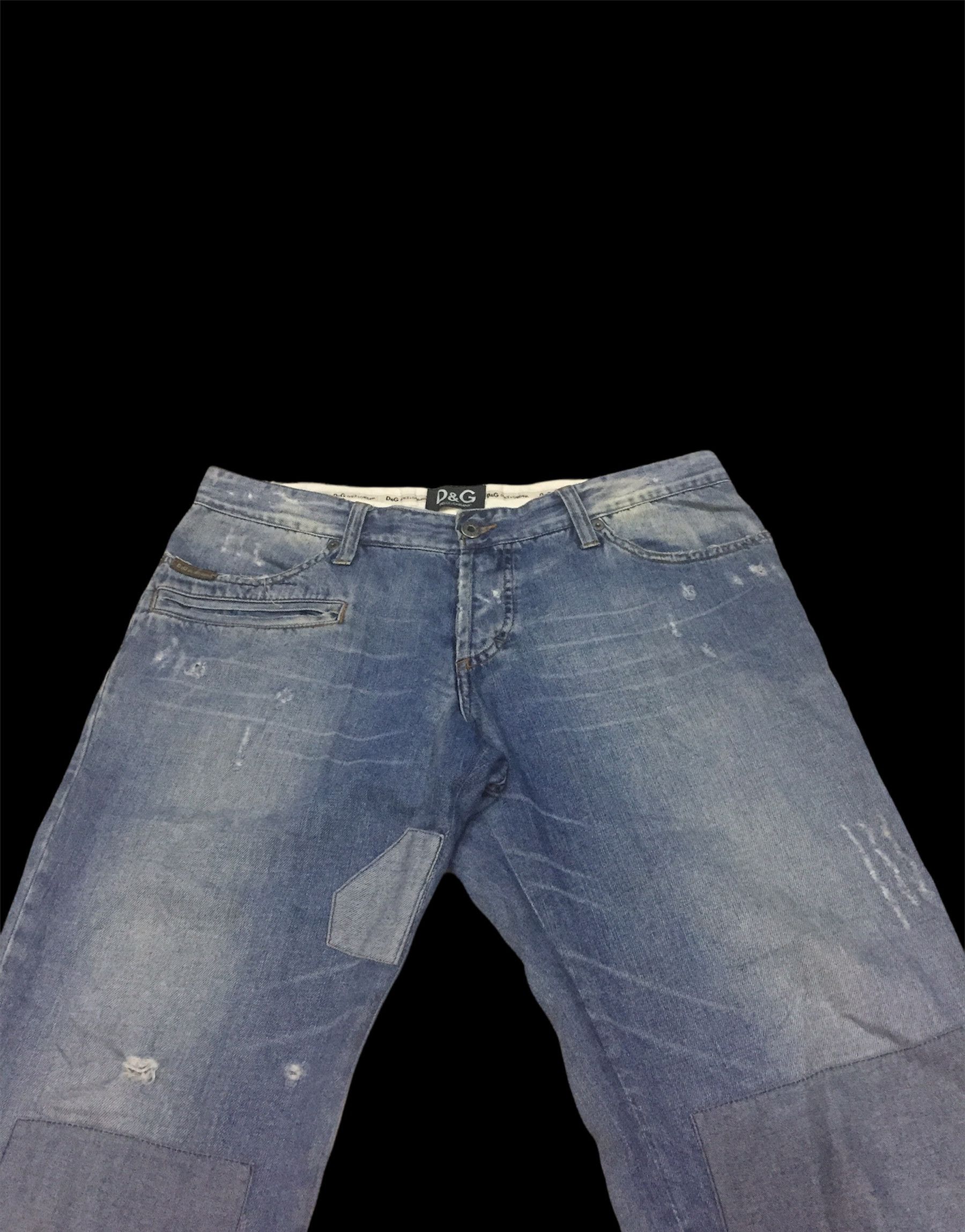 Dolce & Gabbana Designer Distressed D&G Dolce & Gabbana Pant Jean Size US 38 / EU 54 - 4 Thumbnail