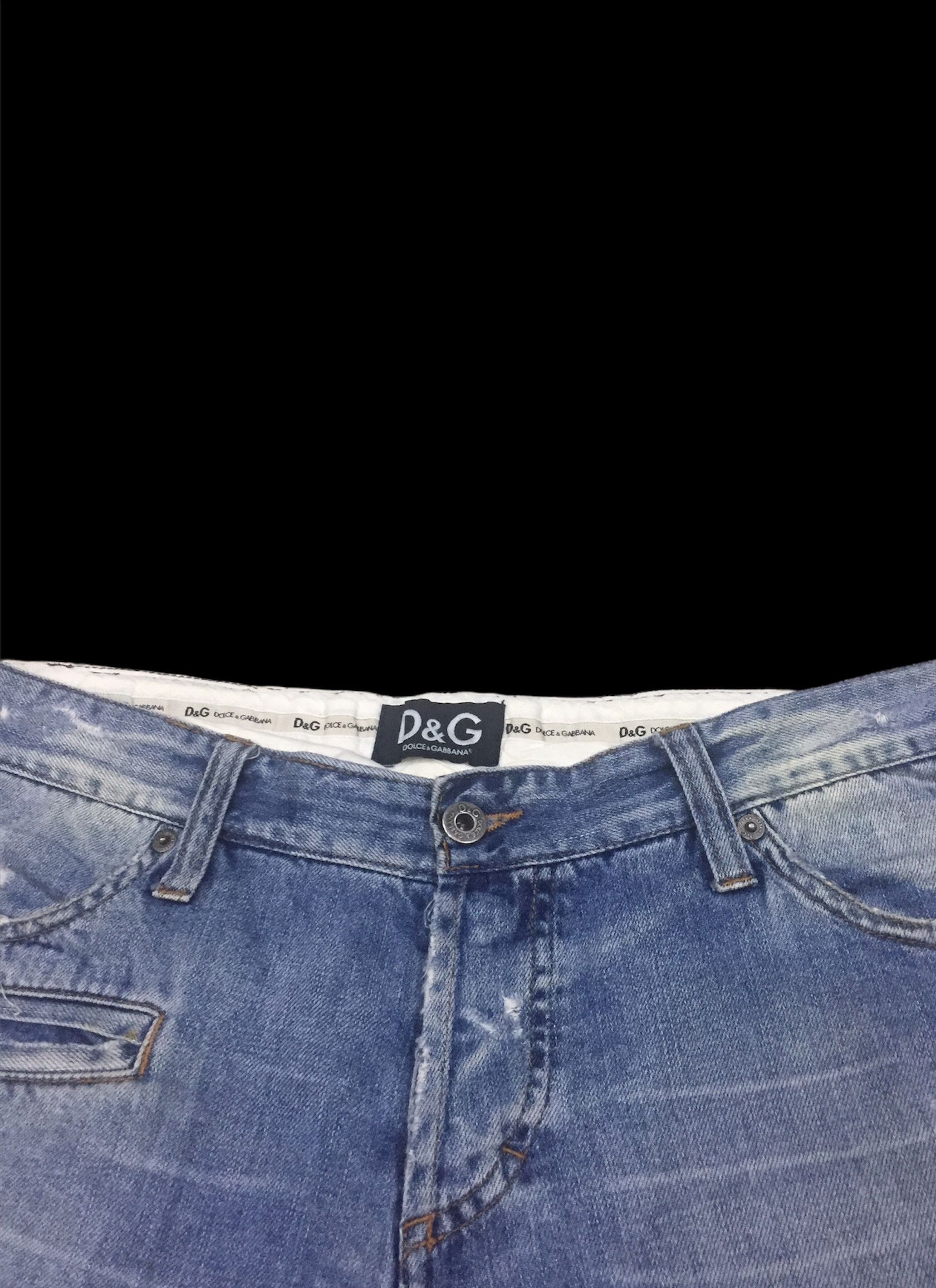 Dolce & Gabbana Designer Distressed D&G Dolce & Gabbana Pant Jean Size US 38 / EU 54 - 3 Thumbnail