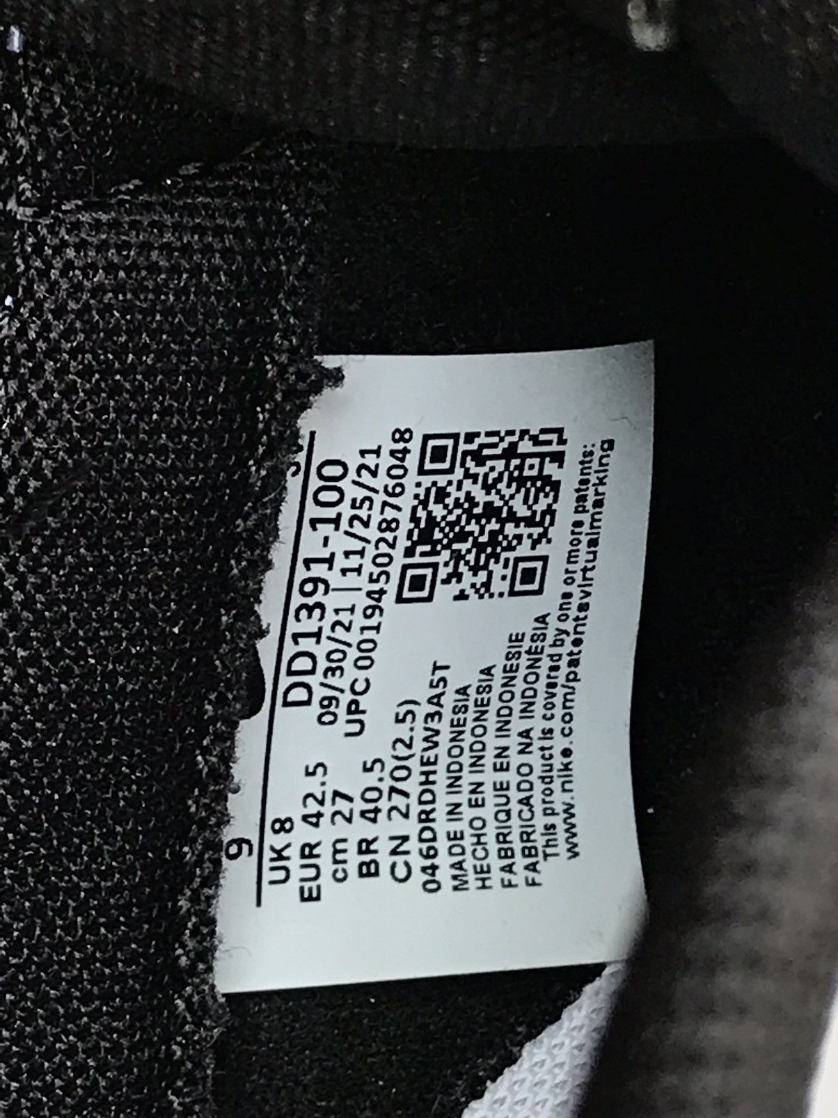 Nike Nike Dunk Low Retro Panda Size US 9 / EU 42 - 10 Thumbnail
