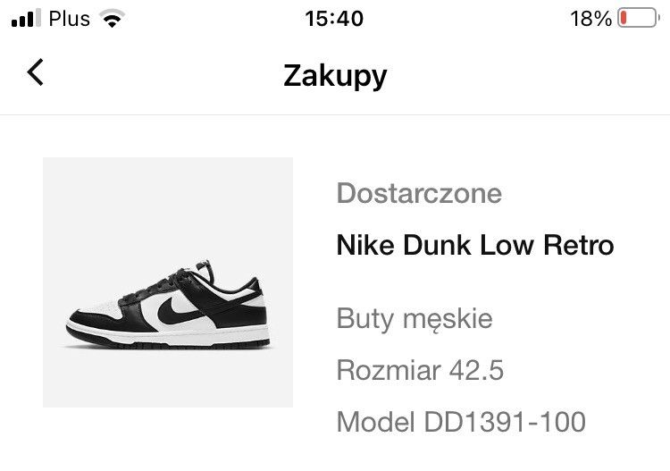 Nike Nike Dunk Low Retro Panda Size US 9 / EU 42 - 14 Thumbnail