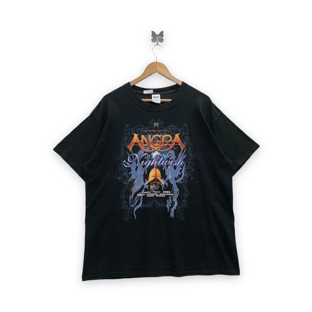 ‘Rare!! ANGRA Nightwish Japan Tour 2005 Band Tees