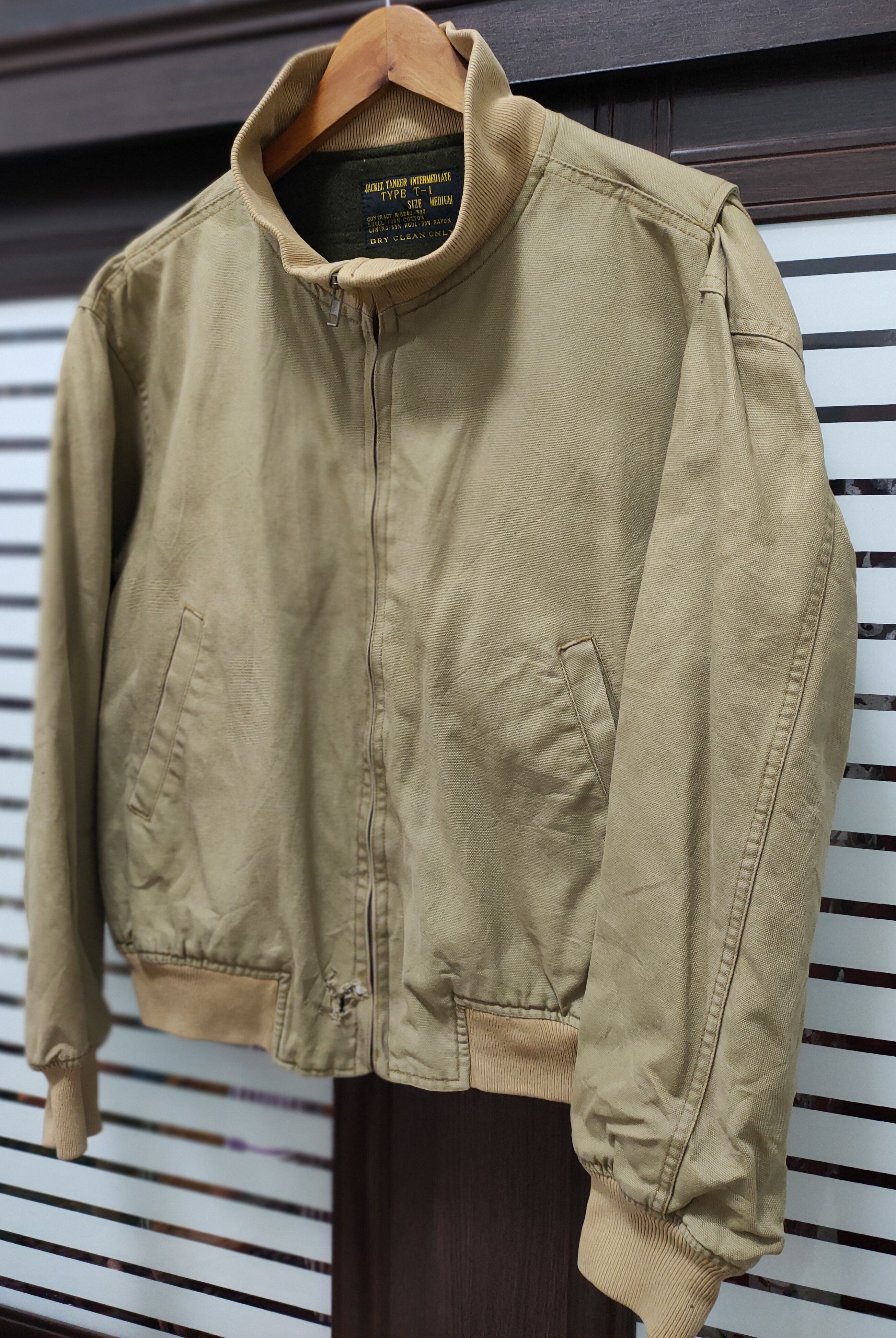 Bomber Jacket × Military ?OFFER NOW?Military Jacket.Tanker 