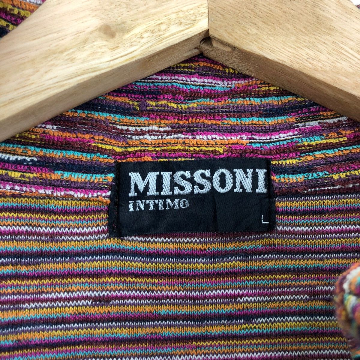 Vintage Missoni Intimo Multicolor Raglan Oversize Shirt