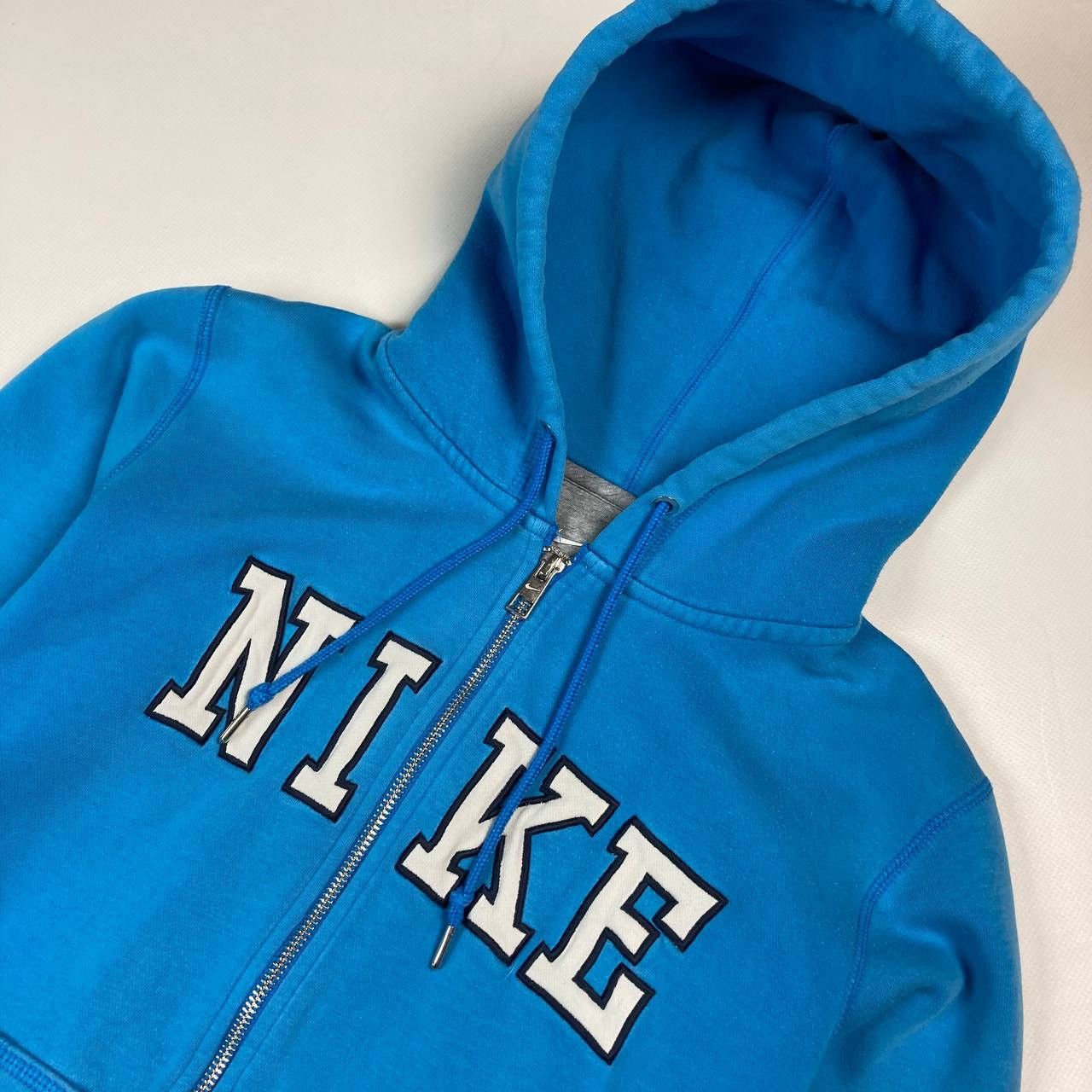 Nike × Vintage Vintage 90s Nike Hoodie Zip y2k Size US S / EU 44-46 / 1 - 2 Thumbnail