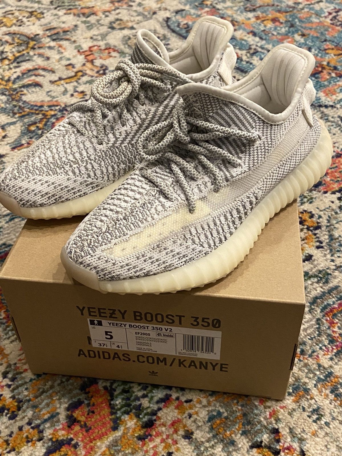 Adidas x Yeezy Boost 350 V2 Static(Non-Reflective)