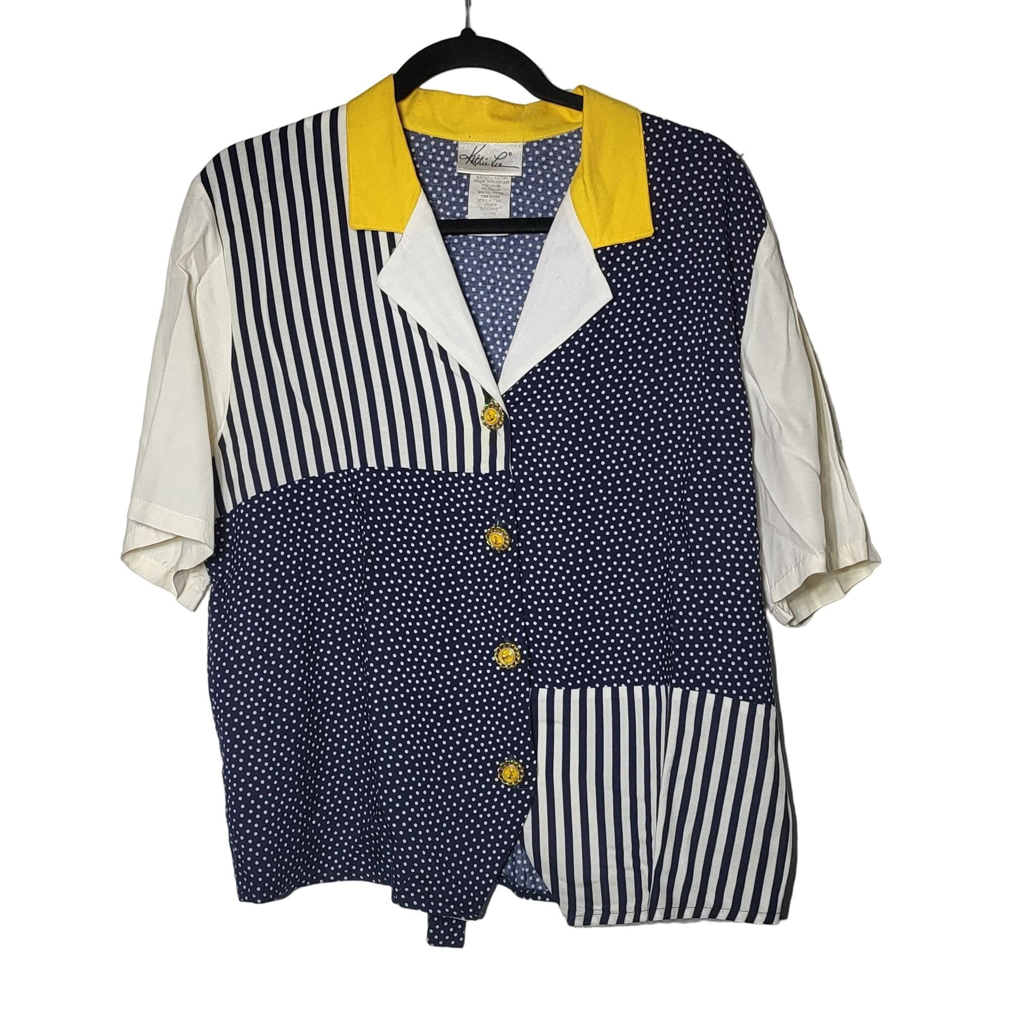 Kathy 2 Blouse Polka Dots 028
