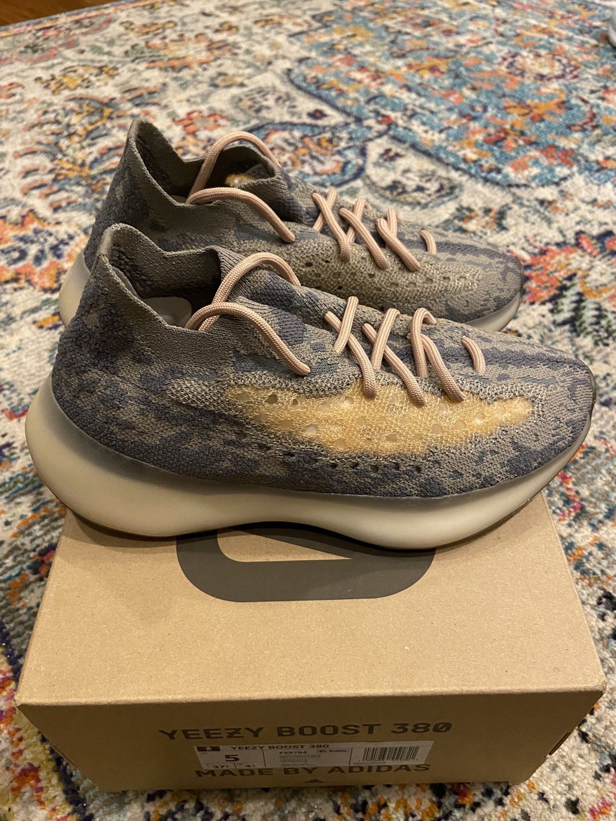 Adidas × Kanye West Yeezy x Adidas Boost 380 Mist(Non-Reflective) Size US 5 / EU 37 - 5 Thumbnail