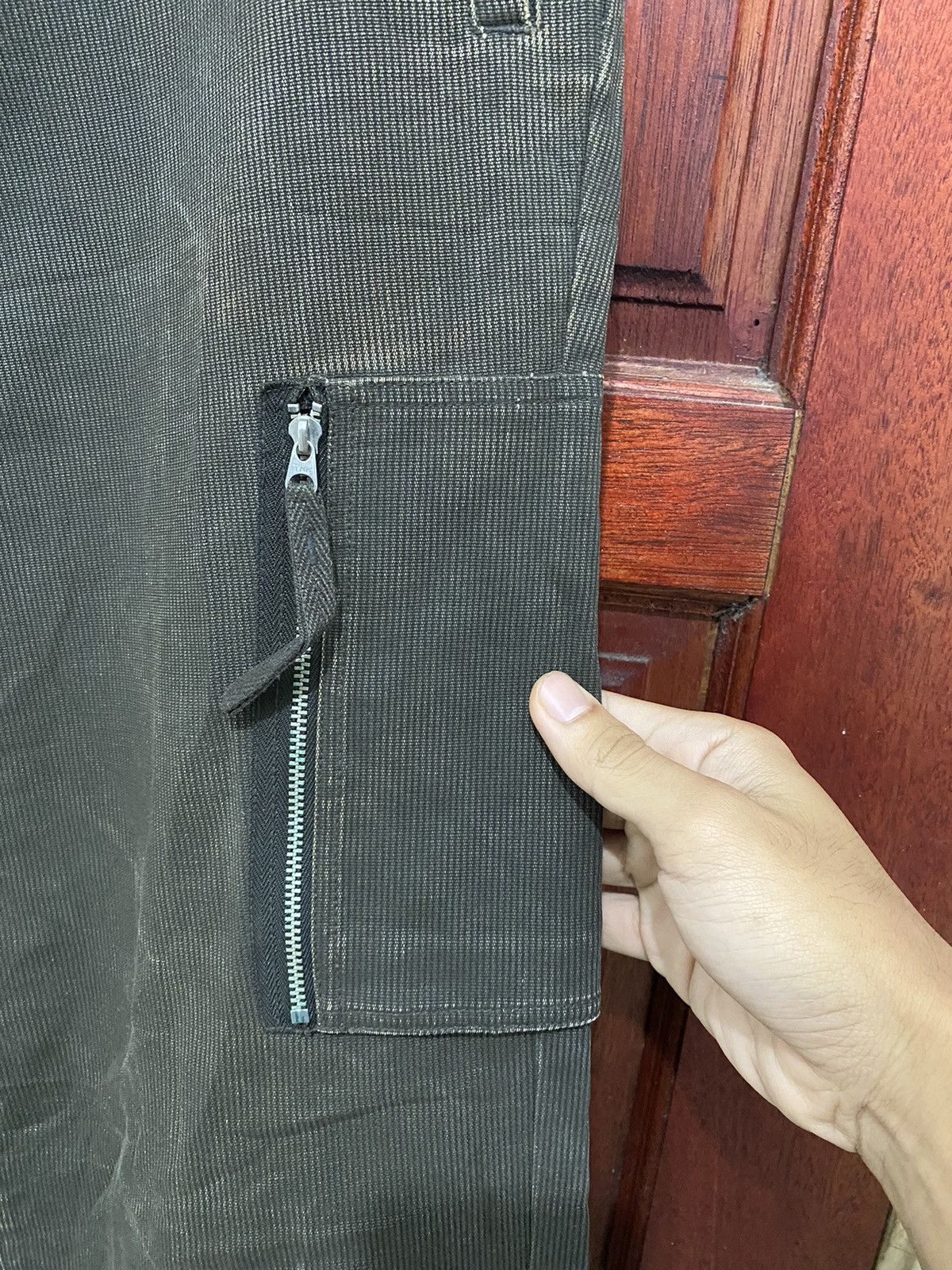 Comme Ca Ism × Japanese Brand Comme Ca Ism Stripe Cargo Denim Pant Size US 30 / EU 46 - 4 Thumbnail