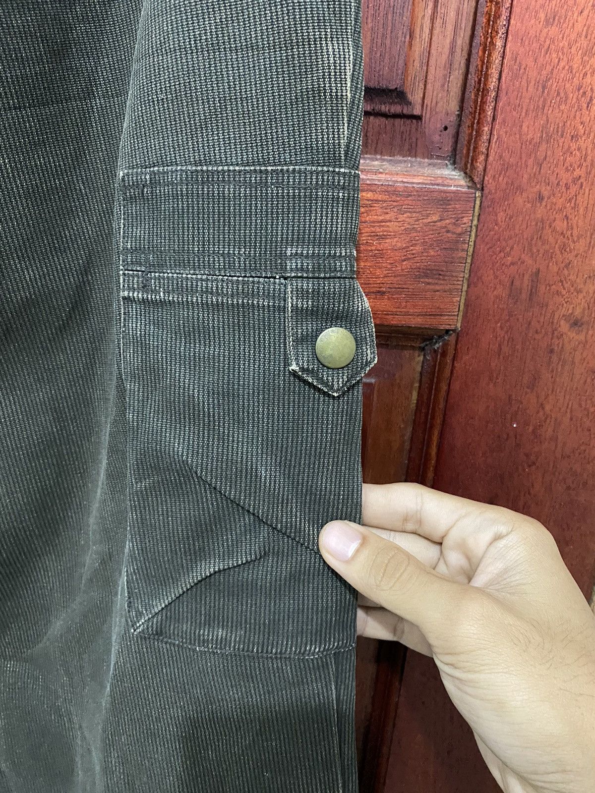 Comme Ca Ism × Japanese Brand Comme Ca Ism Stripe Cargo Denim Pant Size US 30 / EU 46 - 6 Thumbnail