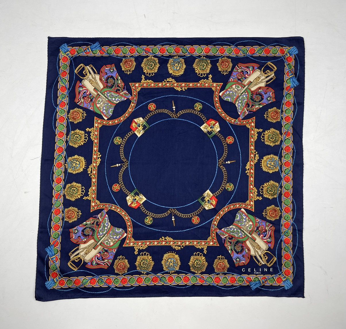 celine bandana handkerchief neckerchief scarf