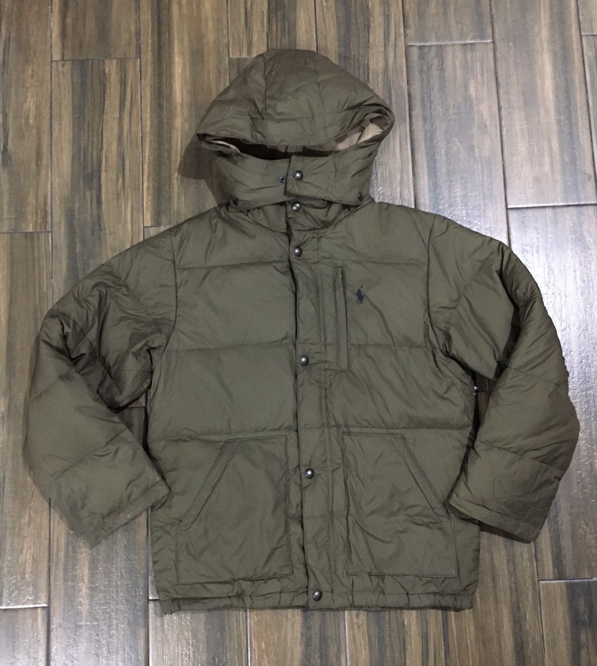 Polo Ralph Lauren Polo Ralph Lauren Puffer Down Hoodie Jacket Size US M / EU 48-50 / 2 - 1 Thumbnail