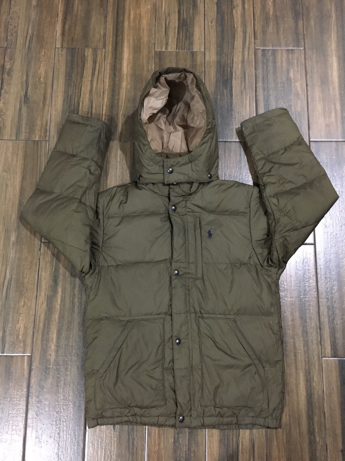 Polo Ralph Lauren Polo Ralph Lauren Puffer Down Hoodie Jacket Size US M / EU 48-50 / 2 - 2 Thumbnail