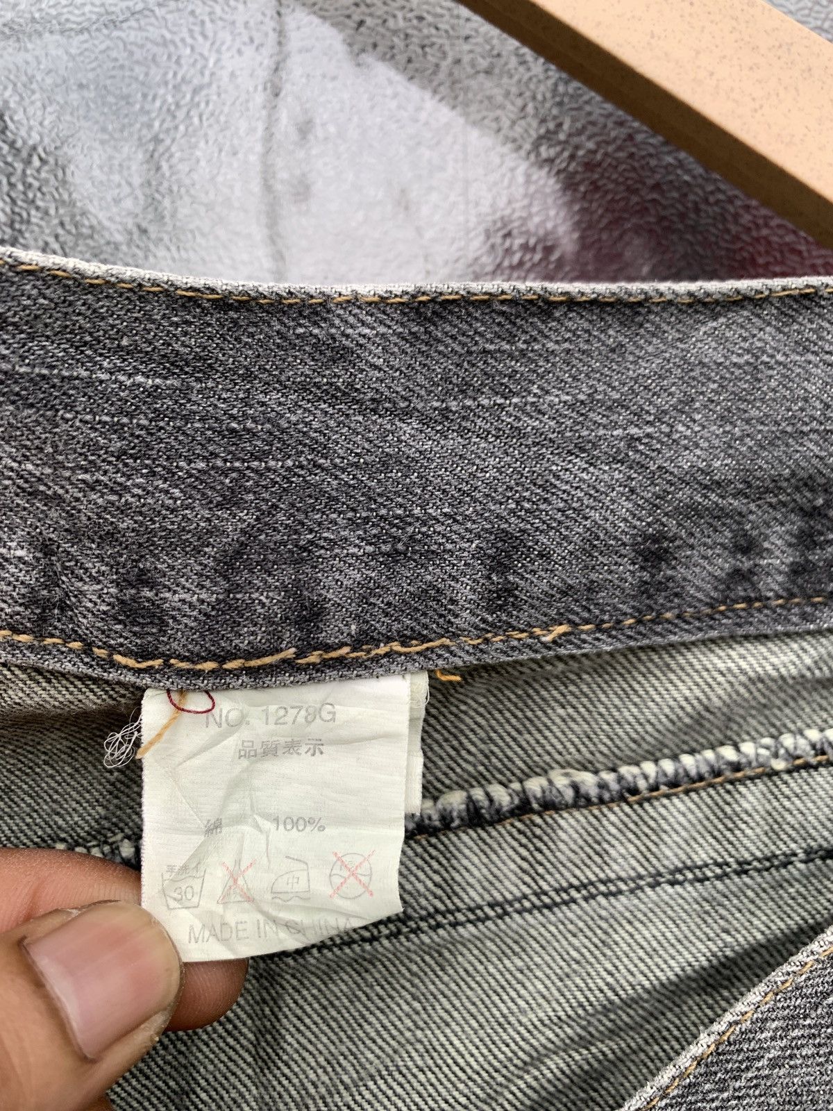 Japanese Brand Growhth By In The Attic Japanese Brands Distresse demim Size US 36 / EU 52 - 3 Thumbnail